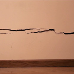 Cracks in external or internal walls (before)